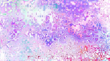 Yumuşak mor ve pembe tonlara sahip soyut organik hücresel doku, sıvı mozaik desen ve rüya gibi dijital yüzey