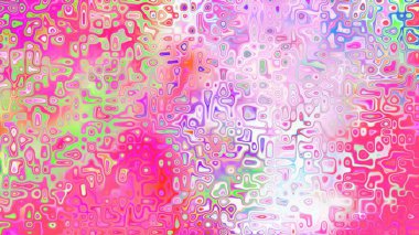 Yumuşak mor ve pembe tonlara sahip soyut organik hücresel doku, sıvı mozaik desen ve rüya gibi dijital yüzey