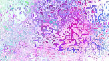 Yumuşak mor ve pembe tonlara sahip soyut organik hücresel doku, sıvı mozaik desen ve rüya gibi dijital yüzey