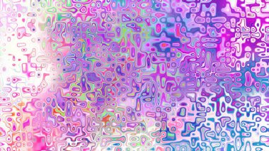 Yumuşak mor ve pembe tonlara sahip soyut organik hücresel doku, sıvı mozaik desen ve rüya gibi dijital yüzey