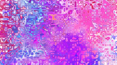 Yumuşak mor ve pembe tonlara sahip soyut organik hücresel doku, sıvı mozaik desen ve rüya gibi dijital yüzey