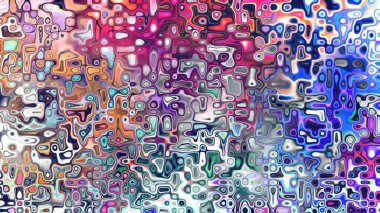 Yumuşak mor ve pembe tonlara sahip soyut organik hücresel doku, sıvı mozaik desen ve rüya gibi dijital yüzey