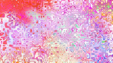 Yumuşak mor ve pembe tonlara sahip soyut organik hücresel doku, sıvı mozaik desen ve rüya gibi dijital yüzey