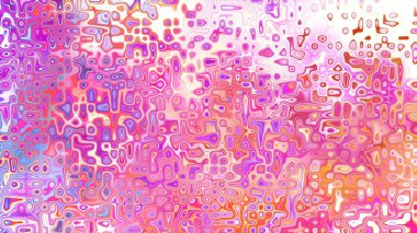 Yumuşak mor ve pembe tonlara sahip soyut organik hücresel doku, sıvı mozaik desen ve rüya gibi dijital yüzey