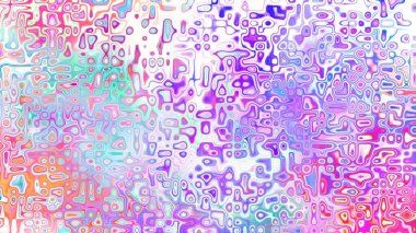 Yumuşak mor ve pembe tonlara sahip soyut organik hücresel doku, sıvı mozaik desen ve rüya gibi dijital yüzey