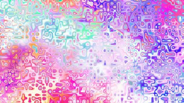 Yumuşak mor ve pembe tonlara sahip soyut organik hücresel doku, sıvı mozaik desen ve rüya gibi dijital yüzey