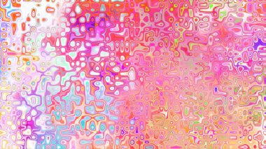 Yumuşak mor ve pembe tonlara sahip soyut organik hücresel doku, sıvı mozaik desen ve rüya gibi dijital yüzey