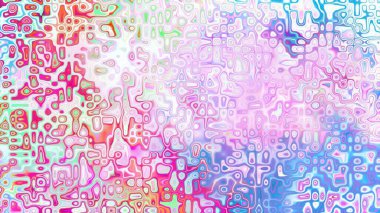 Yumuşak mor ve pembe tonlara sahip soyut organik hücresel doku, sıvı mozaik desen ve rüya gibi dijital yüzey