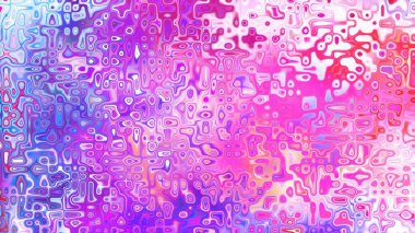 Yumuşak mor ve pembe tonlara sahip soyut organik hücresel doku, sıvı mozaik desen ve rüya gibi dijital yüzey