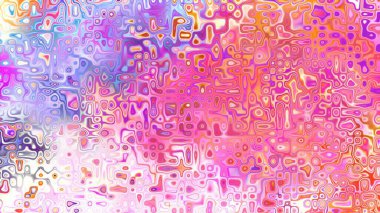 Yumuşak mor ve pembe tonlara sahip soyut organik hücresel doku, sıvı mozaik desen ve rüya gibi dijital yüzey