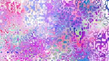 Yumuşak mor ve pembe tonlara sahip soyut organik hücresel doku, sıvı mozaik desen ve rüya gibi dijital yüzey