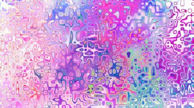 Yumuşak mor ve pembe tonlara sahip soyut organik hücresel doku, sıvı mozaik desen ve rüya gibi dijital yüzey