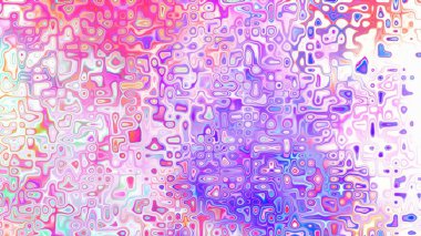 Yumuşak mor ve pembe tonlara sahip soyut organik hücresel doku, sıvı mozaik desen ve rüya gibi dijital yüzey