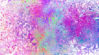 Yumuşak mor ve pembe tonlara sahip soyut organik hücresel doku, sıvı mozaik desen ve rüya gibi dijital yüzey