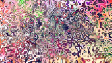 Yumuşak mor ve pembe tonlara sahip soyut organik hücresel doku, sıvı mozaik desen ve rüya gibi dijital yüzey