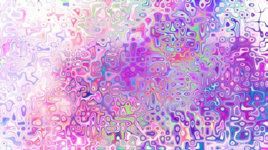 Yumuşak mor ve pembe tonlara sahip soyut organik hücresel doku, sıvı mozaik desen ve rüya gibi dijital yüzey