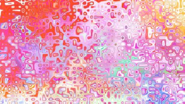 Yumuşak mor ve pembe tonlara sahip soyut organik hücresel doku, sıvı mozaik desen ve rüya gibi dijital yüzey