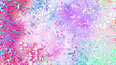 Yumuşak mor ve pembe tonlara sahip soyut organik hücresel doku, sıvı mozaik desen ve rüya gibi dijital yüzey