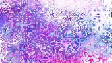 Yumuşak mor ve pembe tonlara sahip soyut organik hücresel doku, sıvı mozaik desen ve rüya gibi dijital yüzey