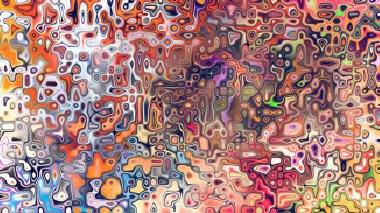 Yumuşak mor ve pembe tonlara sahip soyut organik hücresel doku, sıvı mozaik desen ve rüya gibi dijital yüzey