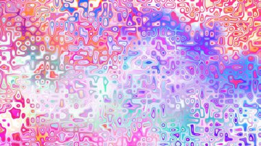 Yumuşak mor ve pembe tonlara sahip soyut organik hücresel doku, sıvı mozaik desen ve rüya gibi dijital yüzey