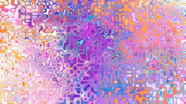 Yumuşak mor ve pembe tonlara sahip soyut organik hücresel doku, sıvı mozaik desen ve rüya gibi dijital yüzey