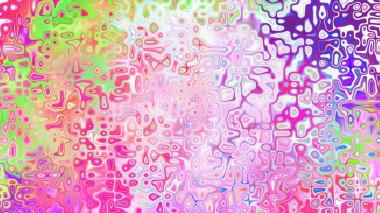 Yumuşak mor ve pembe tonlara sahip soyut organik hücresel doku, sıvı mozaik desen ve rüya gibi dijital yüzey
