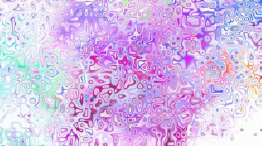 Yumuşak mor ve pembe tonlara sahip soyut organik hücresel doku, sıvı mozaik desen ve rüya gibi dijital yüzey