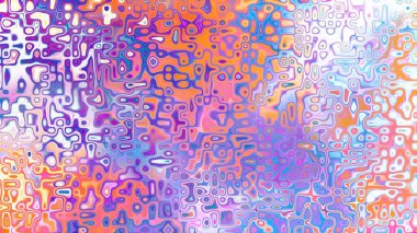 Yumuşak mor ve pembe tonlara sahip soyut organik hücresel doku, sıvı mozaik desen ve rüya gibi dijital yüzey