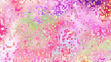 Yumuşak mor ve pembe tonlara sahip soyut organik hücresel doku, sıvı mozaik desen ve rüya gibi dijital yüzey