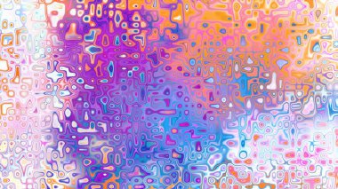 Yumuşak mor ve pembe tonlara sahip soyut organik hücresel doku, sıvı mozaik desen ve rüya gibi dijital yüzey