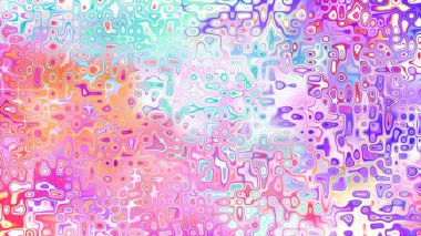 Yumuşak mor ve pembe tonlara sahip soyut organik hücresel doku, sıvı mozaik desen ve rüya gibi dijital yüzey