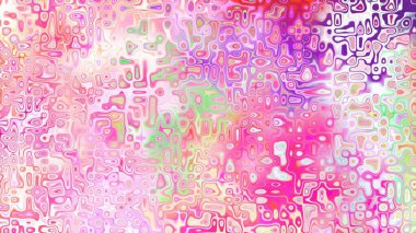 Yumuşak mor ve pembe tonlara sahip soyut organik hücresel doku, sıvı mozaik desen ve rüya gibi dijital yüzey