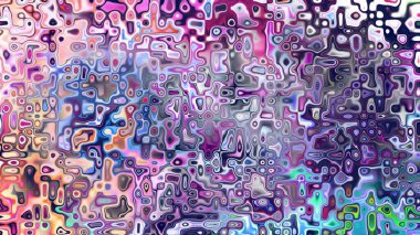 Yumuşak mor ve pembe tonlara sahip soyut organik hücresel doku, sıvı mozaik desen ve rüya gibi dijital yüzey