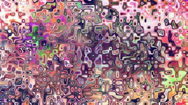 Yumuşak mor ve pembe tonlara sahip soyut organik hücresel doku, sıvı mozaik desen ve rüya gibi dijital yüzey