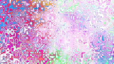 Yumuşak mor ve pembe tonlara sahip soyut organik hücresel doku, sıvı mozaik desen ve rüya gibi dijital yüzey