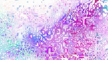 Yumuşak mor ve pembe tonlara sahip soyut organik hücresel doku, sıvı mozaik desen ve rüya gibi dijital yüzey