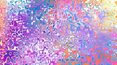 Yumuşak mor ve pembe tonlara sahip soyut organik hücresel doku, sıvı mozaik desen ve rüya gibi dijital yüzey