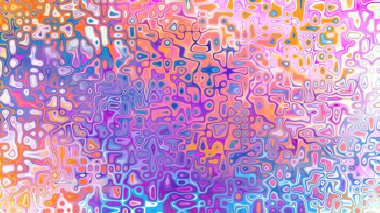 Yumuşak mor ve pembe tonlara sahip soyut organik hücresel doku, sıvı mozaik desen ve rüya gibi dijital yüzey