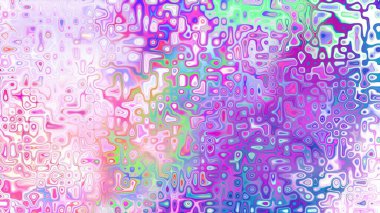 Yumuşak mor ve pembe tonlara sahip soyut organik hücresel doku, sıvı mozaik desen ve rüya gibi dijital yüzey