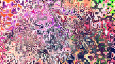 Yumuşak mor ve pembe tonlara sahip soyut organik hücresel doku, sıvı mozaik desen ve rüya gibi dijital yüzey