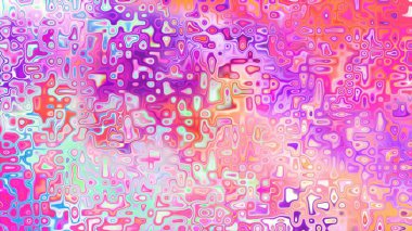 Yumuşak mor ve pembe tonlara sahip soyut organik hücresel doku, sıvı mozaik desen ve rüya gibi dijital yüzey