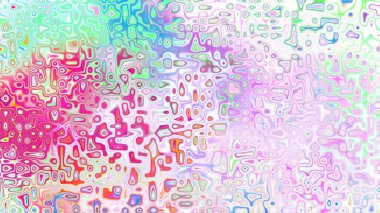 Yumuşak mor ve pembe tonlara sahip soyut organik hücresel doku, sıvı mozaik desen ve rüya gibi dijital yüzey