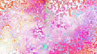 Yumuşak mor ve pembe tonlara sahip soyut organik hücresel doku, sıvı mozaik desen ve rüya gibi dijital yüzey
