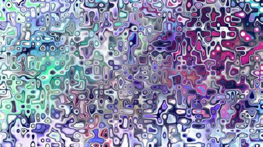 Yumuşak mor ve pembe tonlara sahip soyut organik hücresel doku, sıvı mozaik desen ve rüya gibi dijital yüzey