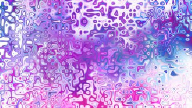 Yumuşak mor ve pembe tonlara sahip soyut organik hücresel doku, sıvı mozaik desen ve rüya gibi dijital yüzey