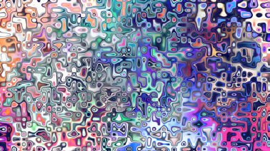 Yumuşak mor ve pembe tonlara sahip soyut organik hücresel doku, sıvı mozaik desen ve rüya gibi dijital yüzey