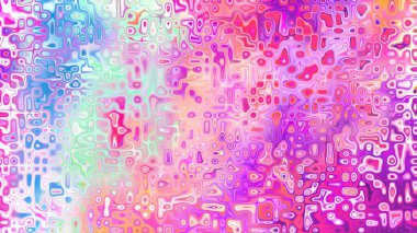 Yumuşak mor ve pembe tonlara sahip soyut organik hücresel doku, sıvı mozaik desen ve rüya gibi dijital yüzey