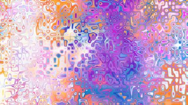 Yumuşak mor ve pembe tonlara sahip soyut organik hücresel doku, sıvı mozaik desen ve rüya gibi dijital yüzey