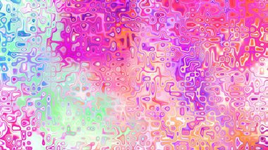 Yumuşak mor ve pembe tonlara sahip soyut organik hücresel doku, sıvı mozaik desen ve rüya gibi dijital yüzey